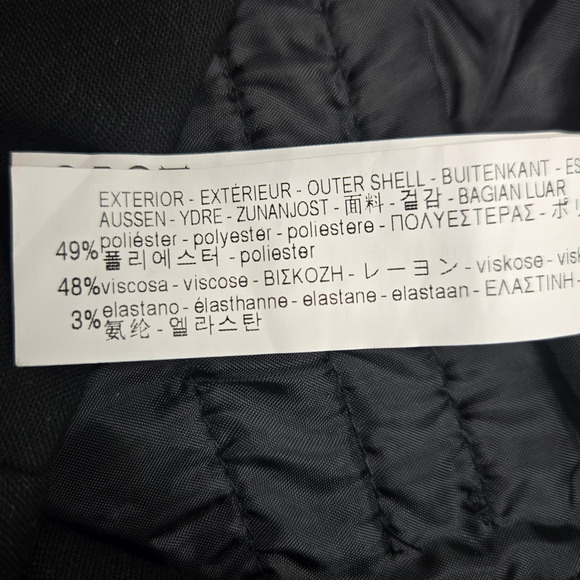 Zara Black High Waisted Basic Faux Wrap Skort Minimalist Mini Skirt Size XS - Picture 9 of 11